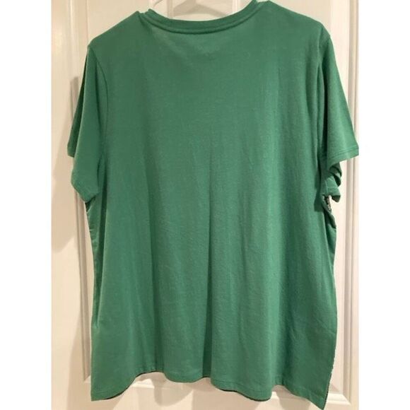 NEW Puma Women’s Christmas ‘Ugly Sweater’ Tee T-shirt Green Size XL - Picture 2 of 13